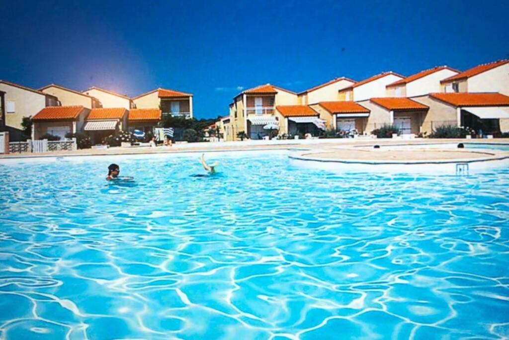 Barcaresa-Villa Sur Le Sable Vue Mer Panoramique Piscine Clim Wifi Le Barcarès エクステリア 写真